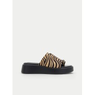 SANDALIA PLANA ANIMAL PRINT