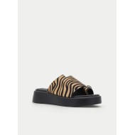 SANDALIA PLANA ANIMAL PRINT