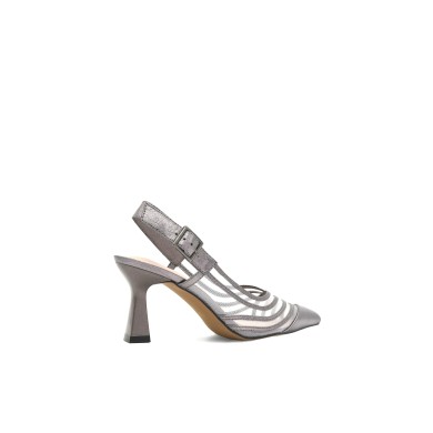 SALÓN DESTALONADO TACÓN METALIZADO