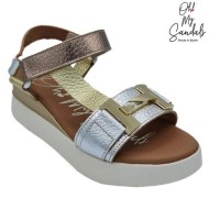 Sandalias Metalizadas